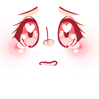 Kawaii shy face preview