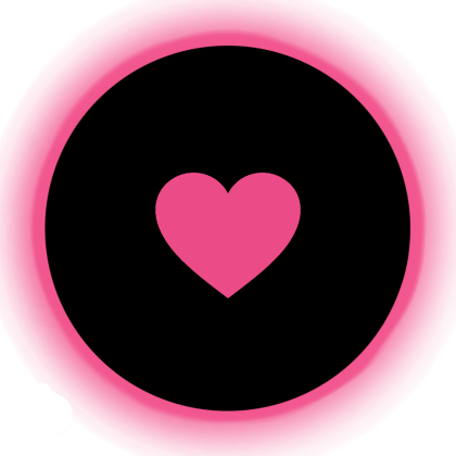 Black heart crosshair preview